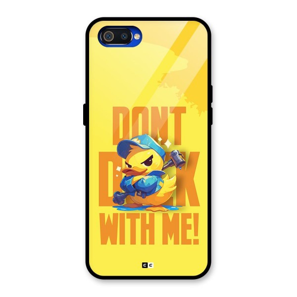 Dont Duck With Me Glass Back Case for Realme C2