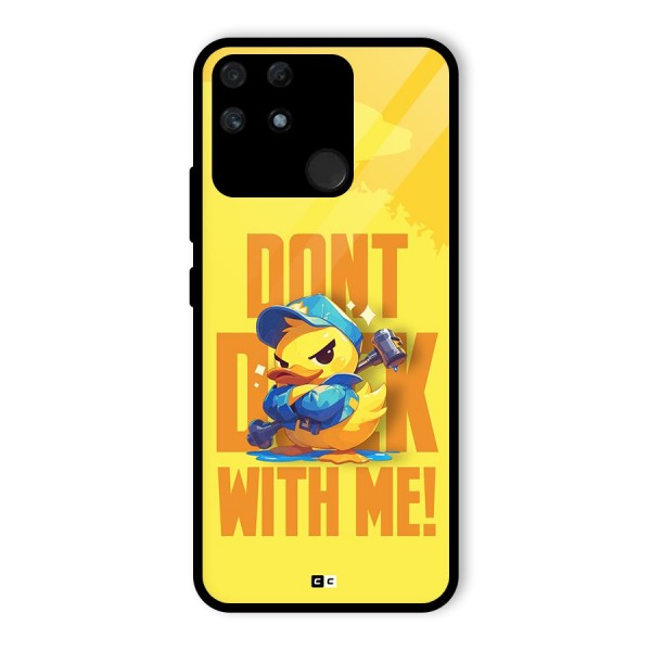 Dont Duck With Me Glass Back Case for Realme Narzo 50A