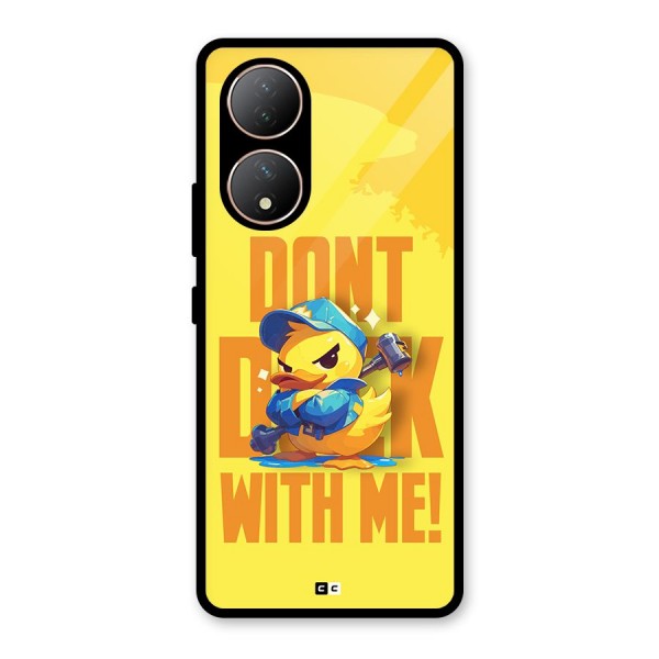 Dont Duck With Me Glass Back Case for Vivo T2