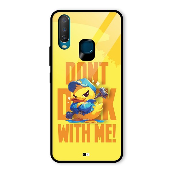 Dont Duck With Me Glass Back Case for Vivo U10