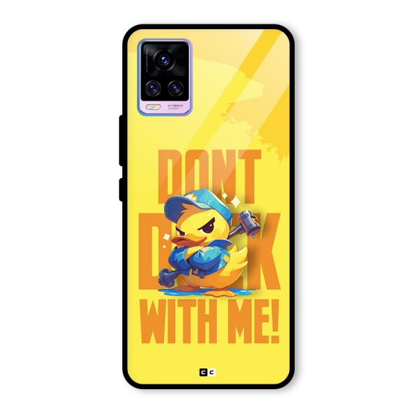 Dont Duck With Me Glass Back Case for Vivo V20 Pro