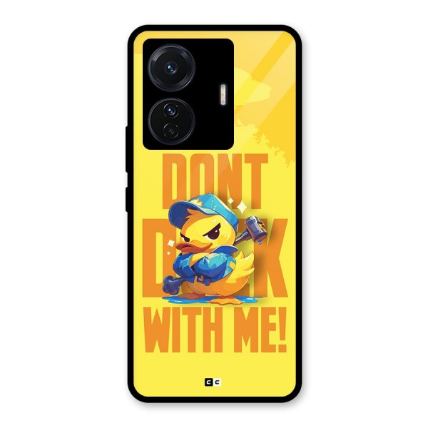 Dont Duck With Me Glass Back Case for Vivo iQOO Z6 Pro