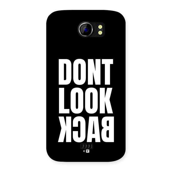 Dont Look Back Back Case for Canvas 2 A110