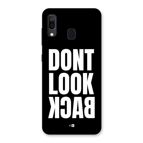 Dont Look Back Back Case for Galaxy A20