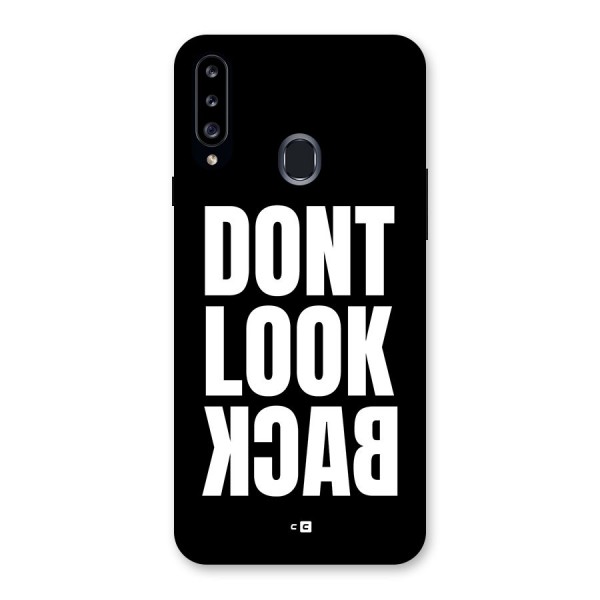 Dont Look Back Back Case for Galaxy A20s