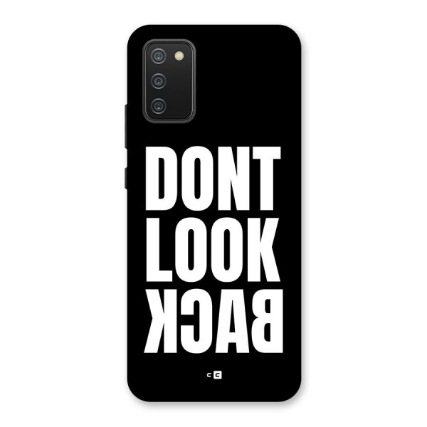 Dont Look Back Back Case for Galaxy F02s