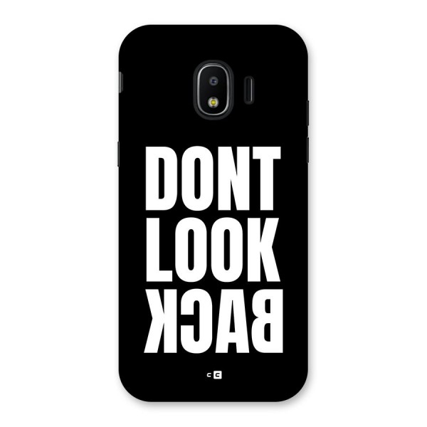 Dont Look Back Back Case for Galaxy J2 Pro 2018