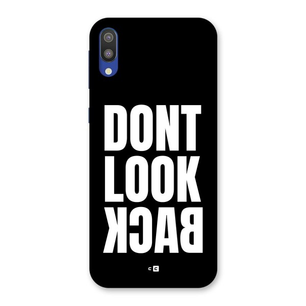 Dont Look Back Back Case for Galaxy M10