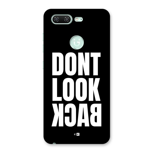 Dont Look Back Back Case for Gionee S10