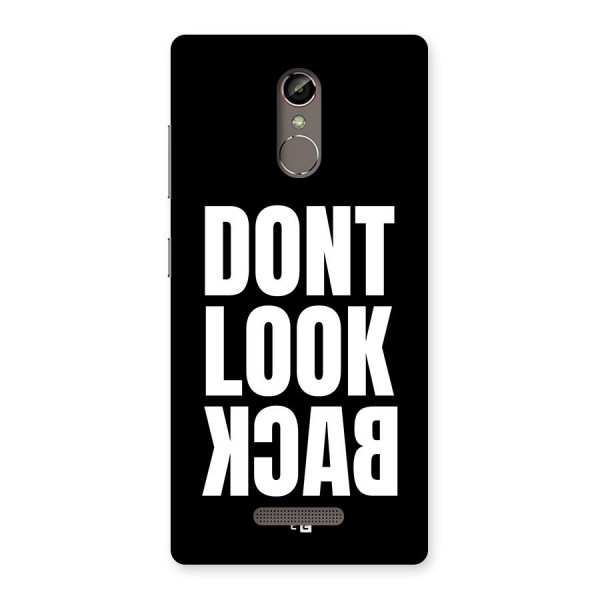 Dont Look Back Back Case for Gionee S6s