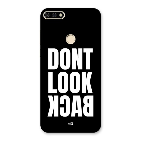 Dont Look Back Back Case for Honor 7A