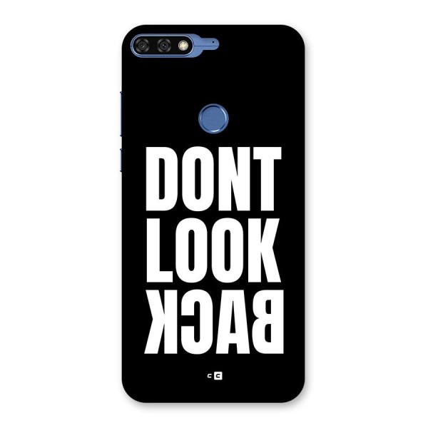 Dont Look Back Back Case for Honor 7C