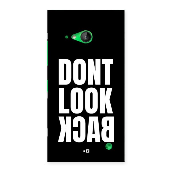 Dont Look Back Back Case for Lumia 730