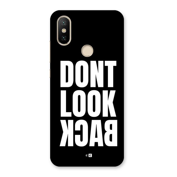 Dont Look Back Back Case for Mi A2