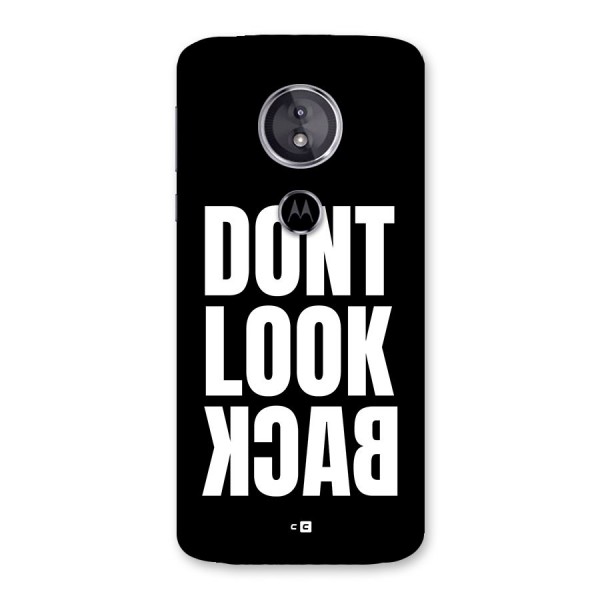 Dont Look Back Back Case for Moto E5