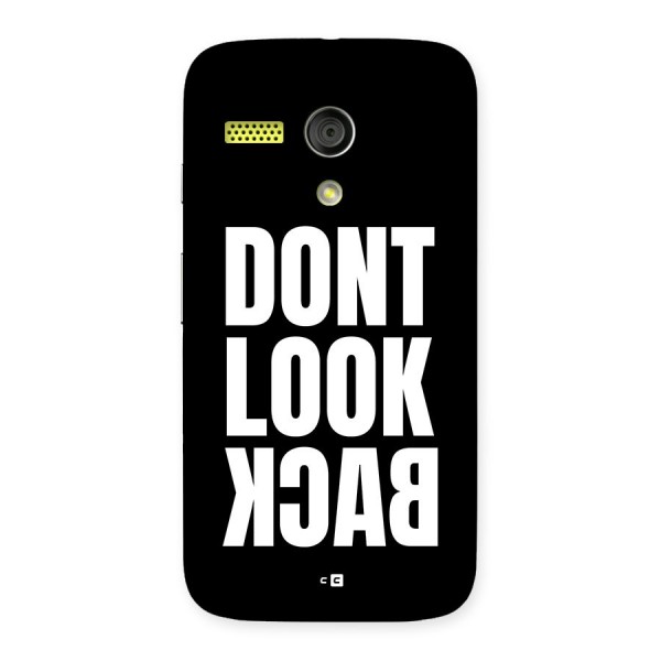 Dont Look Back Back Case for Moto G