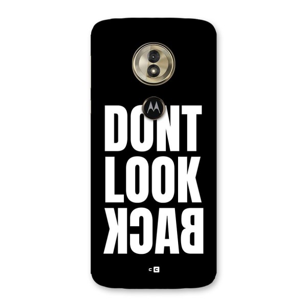 Dont Look Back Back Case for Moto G6 Play