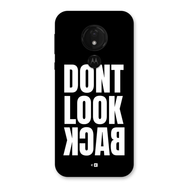 Dont Look Back Back Case for Moto G7 Power