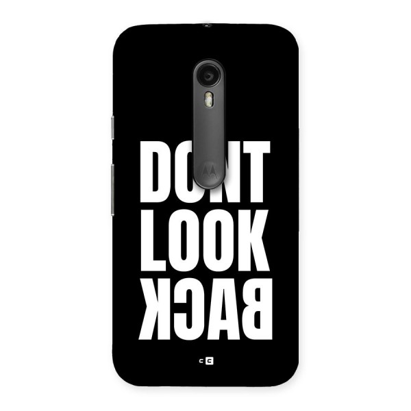 Dont Look Back Back Case for Moto G Turbo