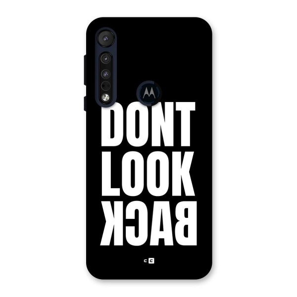 Dont Look Back Back Case for Motorola One Macro