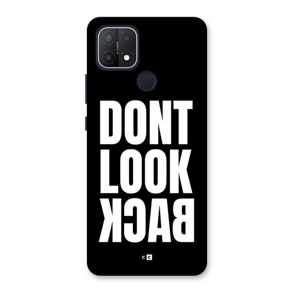 Dont Look Back Back Case for Oppo A15s