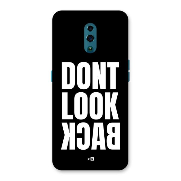 Dont Look Back Back Case for Oppo Reno