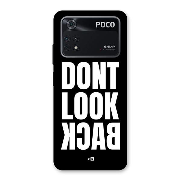 Dont Look Back Back Case for Poco M4 Pro 4G