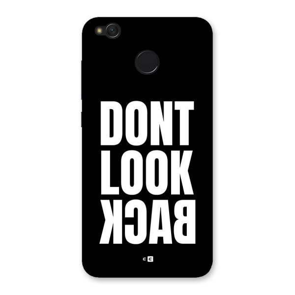 Dont Look Back Back Case for Redmi 4