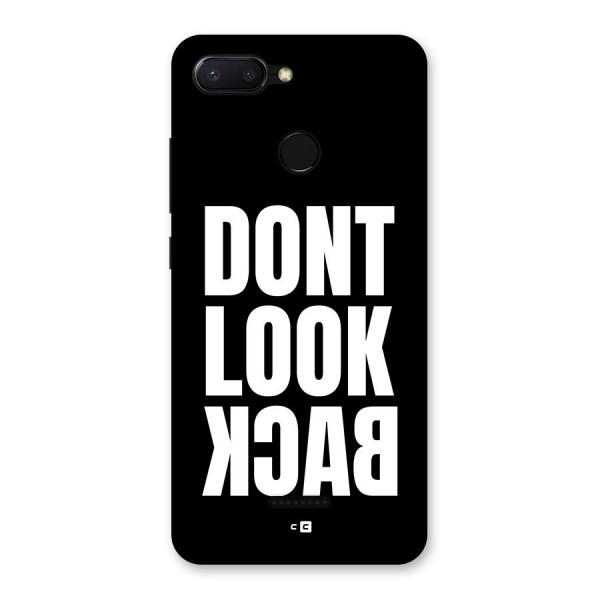 Dont Look Back Back Case for Redmi 6