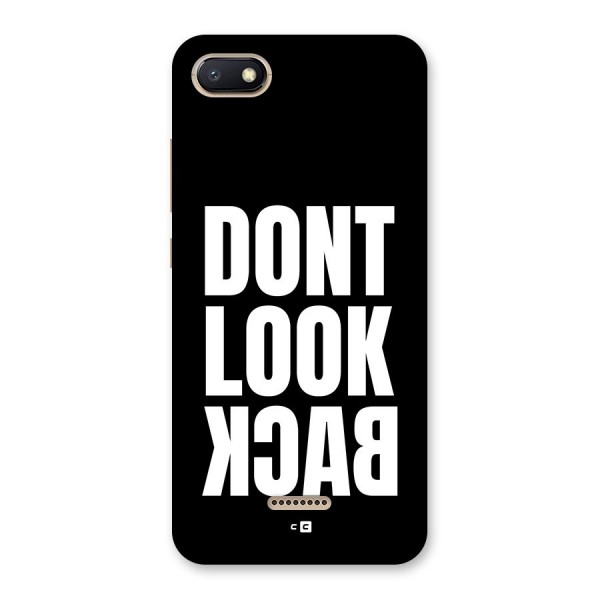 Dont Look Back Back Case for Redmi 6A