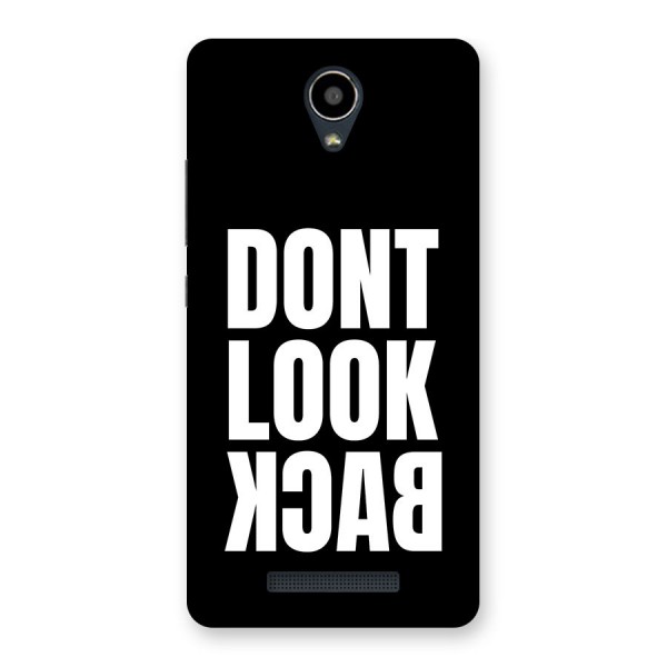 Dont Look Back Back Case for Redmi Note 2