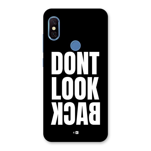 Dont Look Back Back Case for Redmi Note 6 Pro