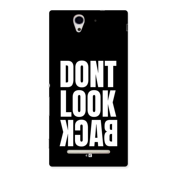 Dont Look Back Back Case for Xperia C3