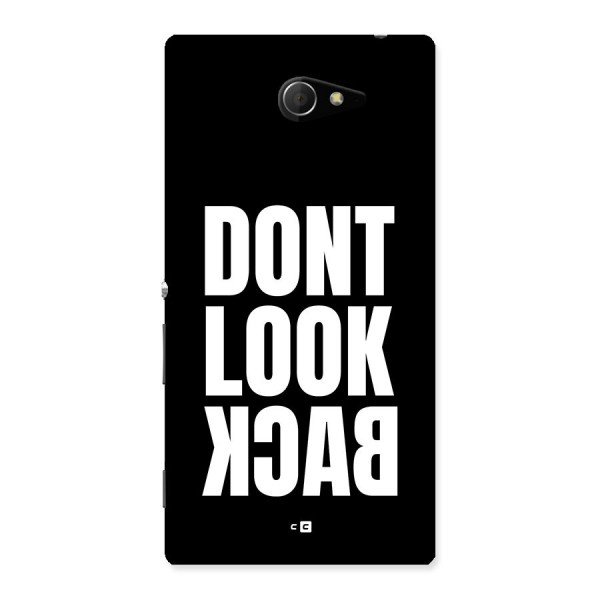 Dont Look Back Back Case for Xperia M2