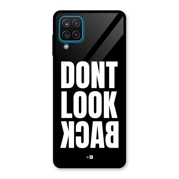 Dont Look Back Glass Back Case for Galaxy A12