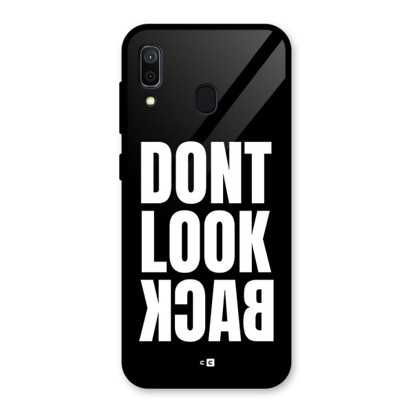 Dont Look Back Glass Back Case for Galaxy A30