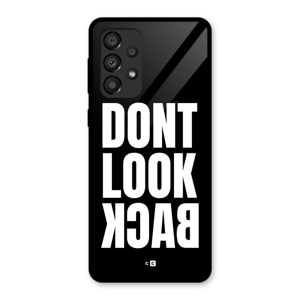 Dont Look Back Glass Back Case for Galaxy A33 5G