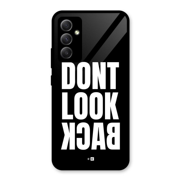 Dont Look Back Glass Back Case for Galaxy A34