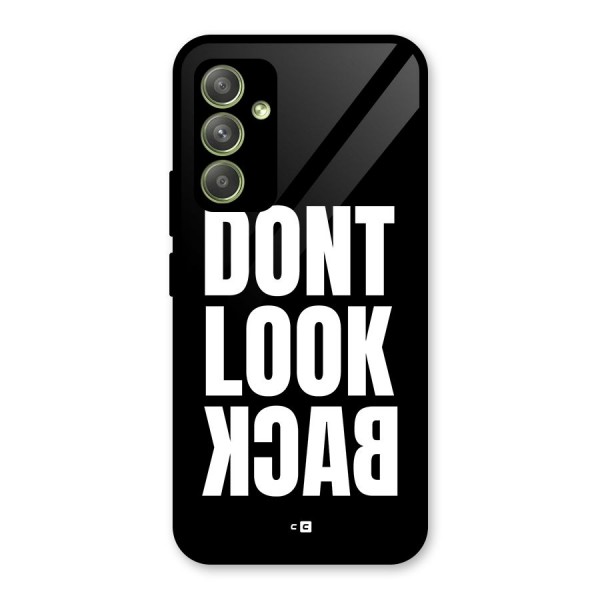 Dont Look Back Glass Back Case for Galaxy A54