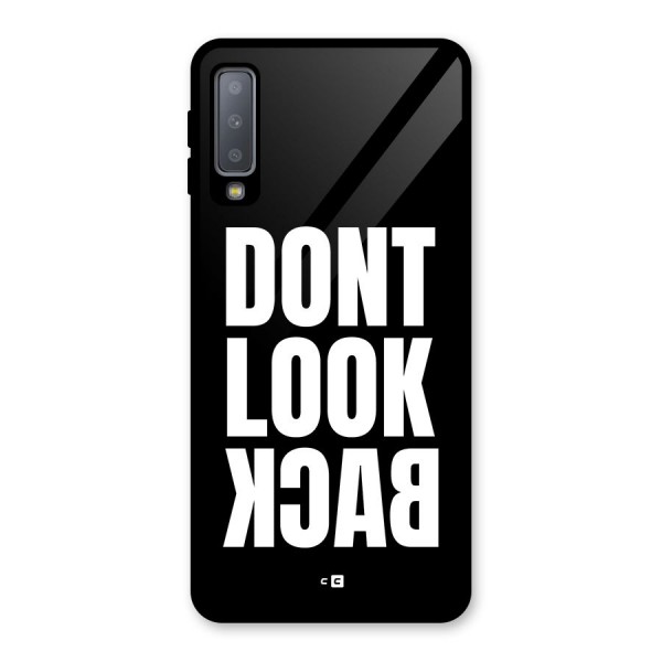 Dont Look Back Glass Back Case for Galaxy A7 (2018)