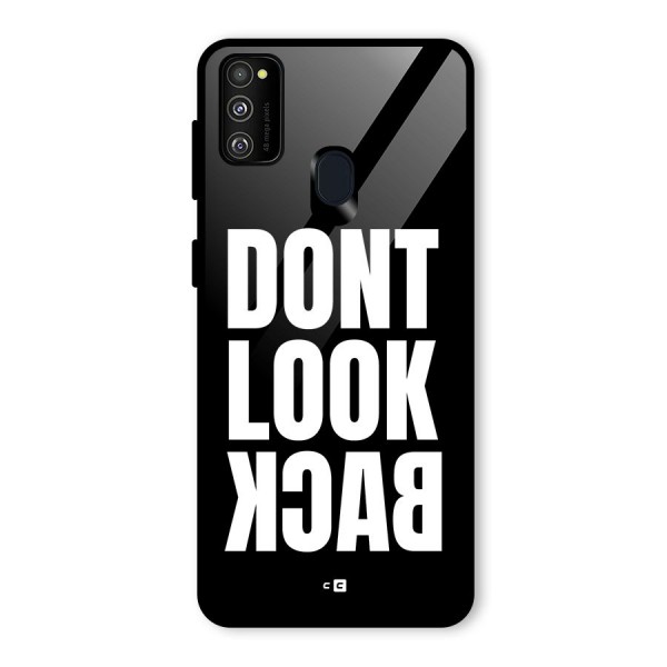 Dont Look Back Glass Back Case for Galaxy M21