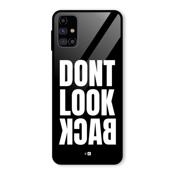 Dont Look Back Glass Back Case for Galaxy M31s