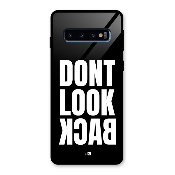 Dont Look Back Glass Back Case for Galaxy S10