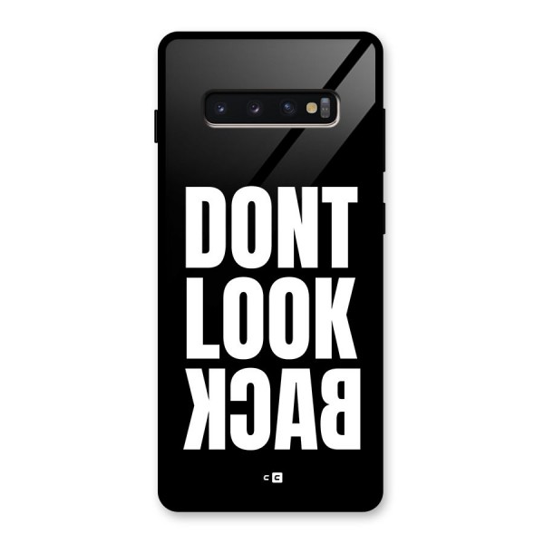 Dont Look Back Glass Back Case for Galaxy S10 Plus