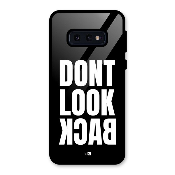 Dont Look Back Glass Back Case for Galaxy S10e