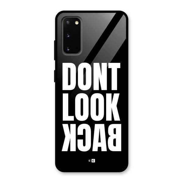 Dont Look Back Glass Back Case for Galaxy S20