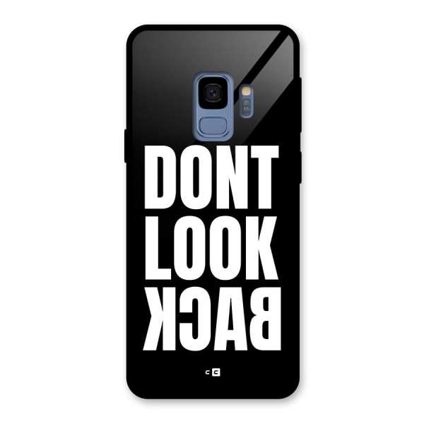 Dont Look Back Glass Back Case for Galaxy S9