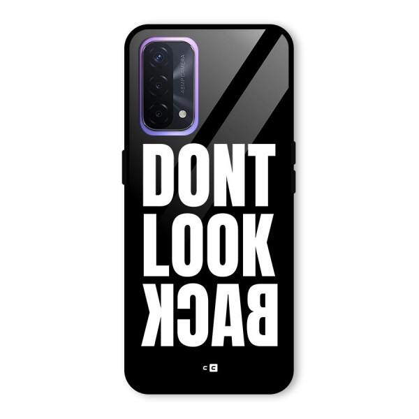 Dont Look Back Glass Back Case for Oppo A74 5G