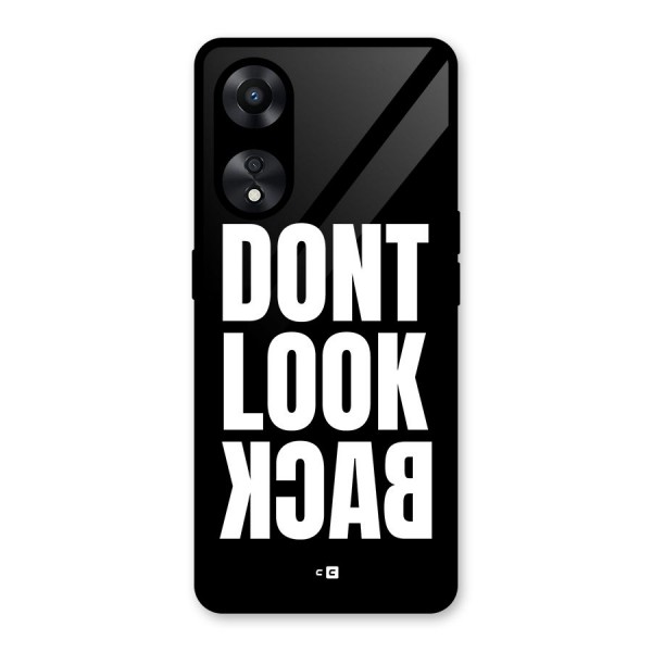 Dont Look Back Glass Back Case for Oppo A78