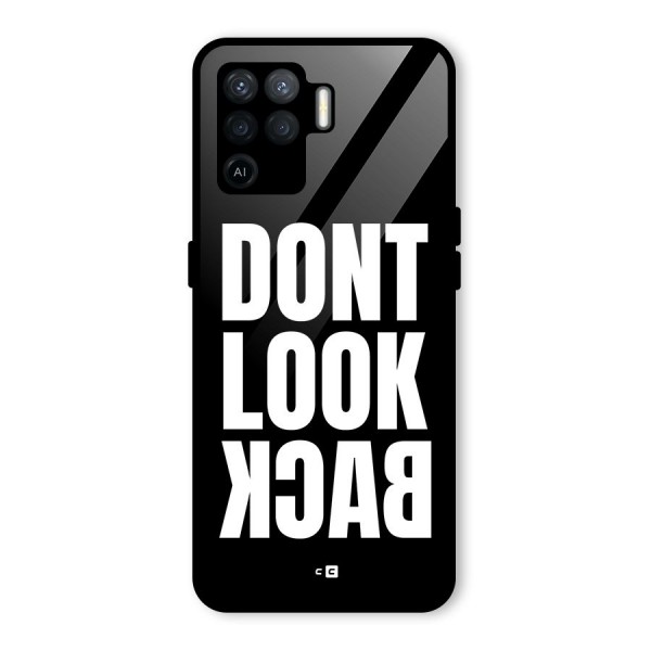 Dont Look Back Glass Back Case for Oppo F19 Pro